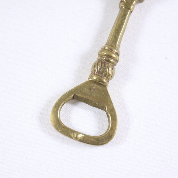 Solid brass Inca angel soda bottle opener - Picture 7 of 10